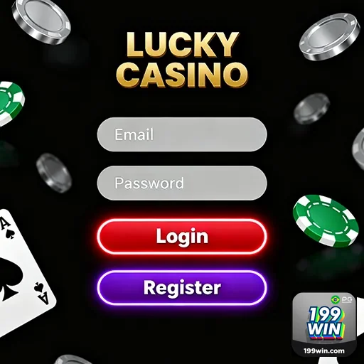 Imagem de tela de login de casino em celular para acesso rápido